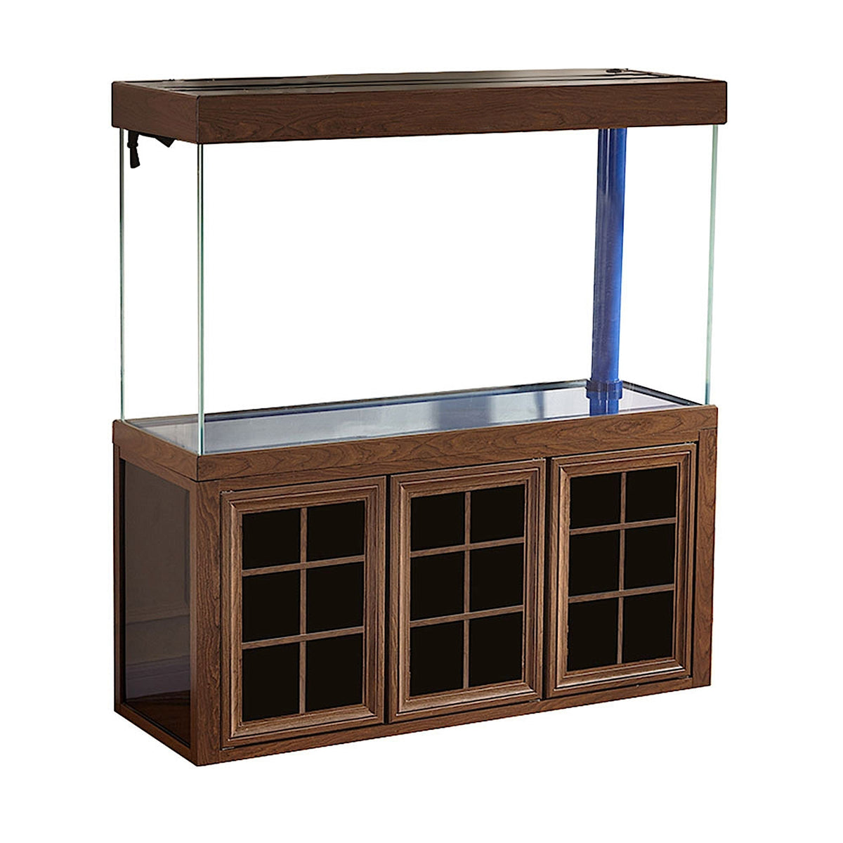 Aqua Dream 175 Gallon Tempered Glass Aquarium Brown Wood - AD-1560-BW