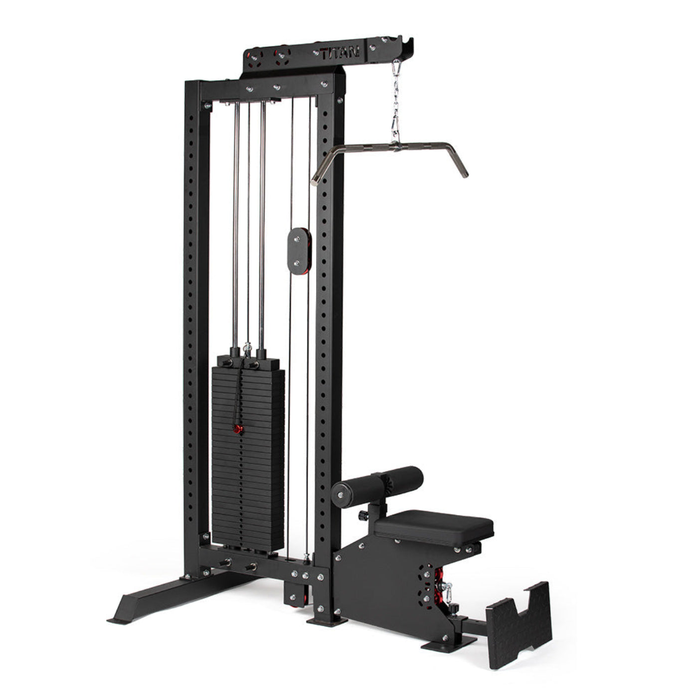 Titan fitness Lat Tower Pulldown & Cable Row Machine - 300 LB Selector - 400467