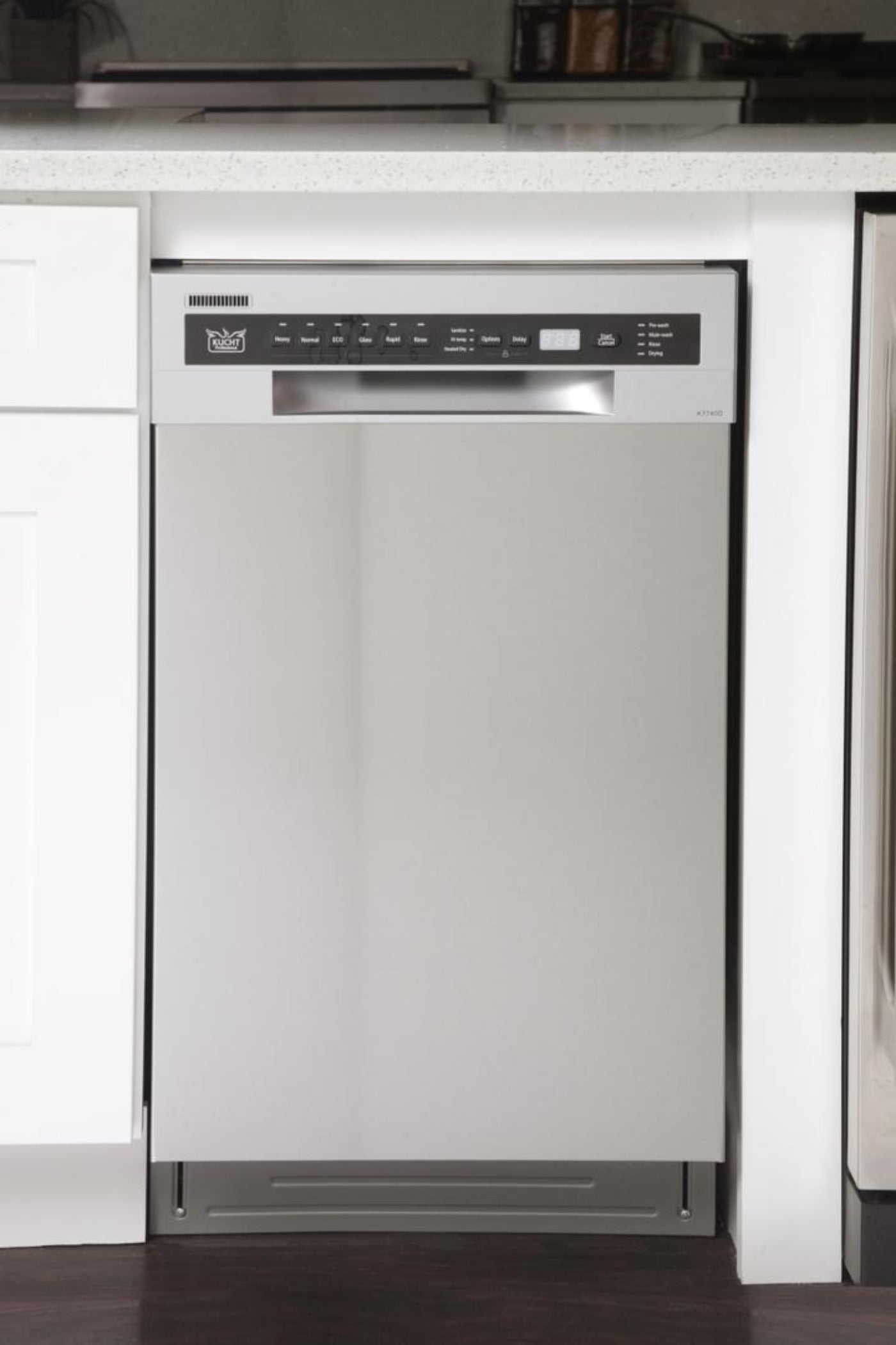 Kucht 18 in. Professional Dishwasher in Stainless Steel with Stainless Steel Tub, - K7740D