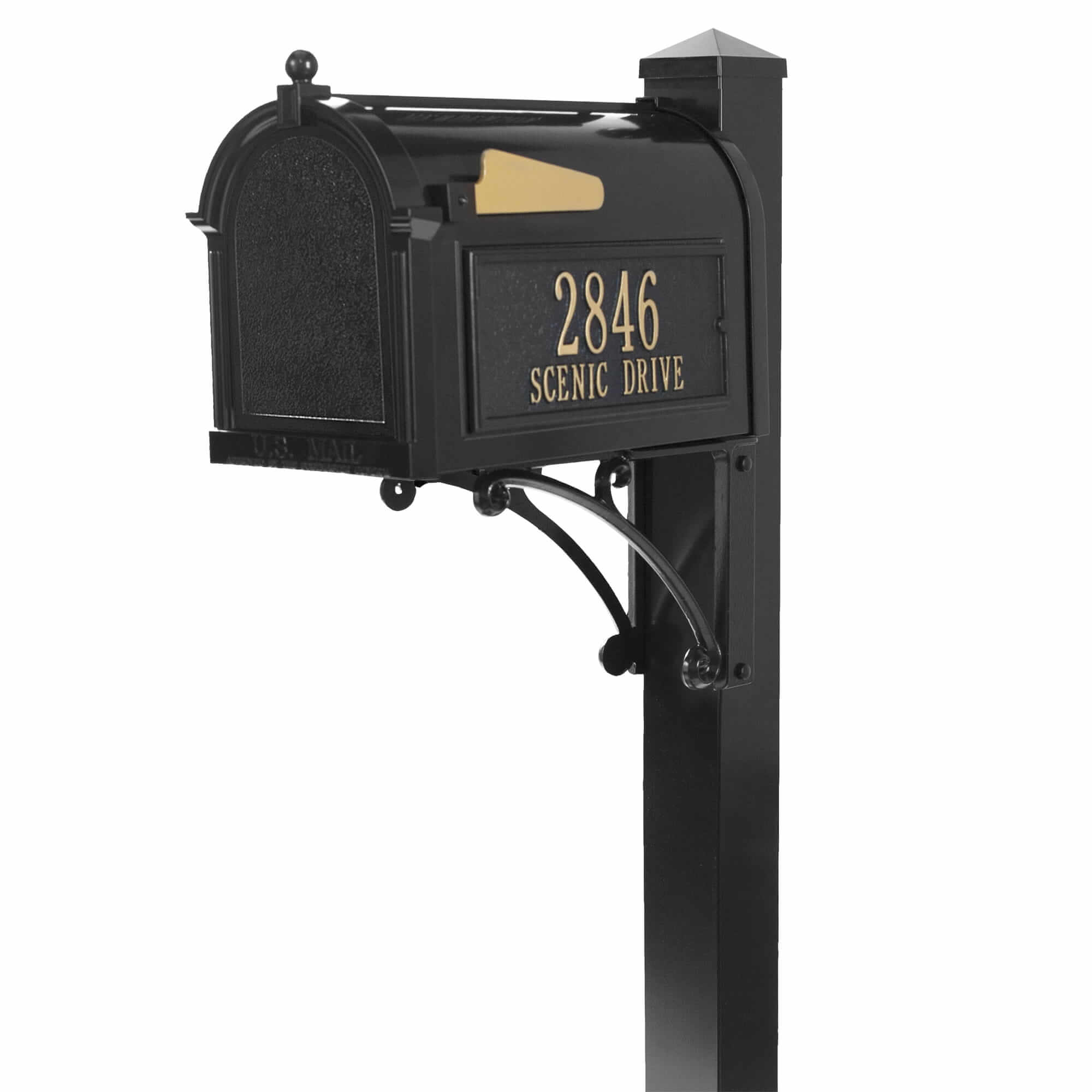Whitehall Superior Streetside Mailbox Package - 16308
