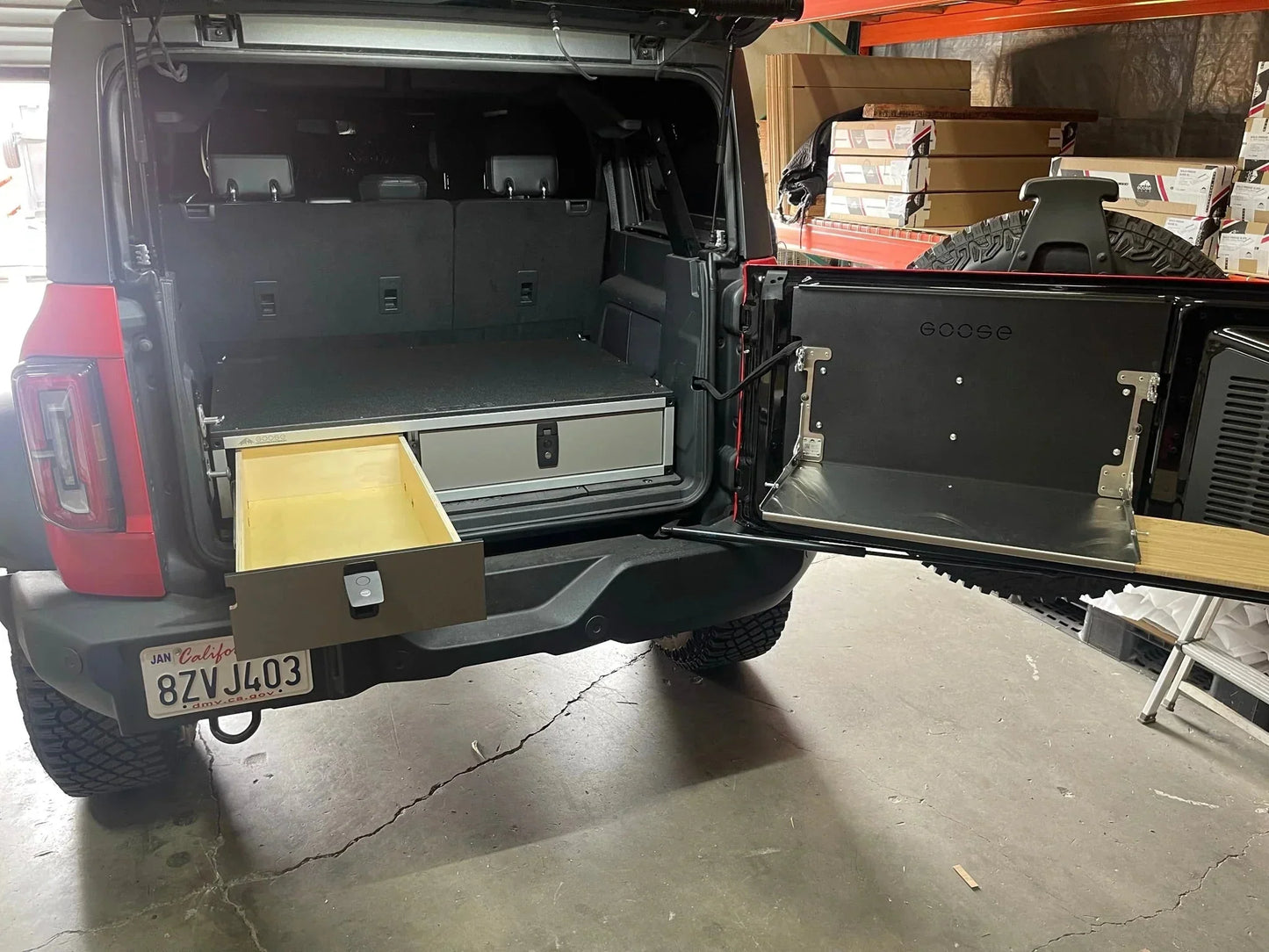 GOOSE GEAR Ford - Bronco - 2021-Present - 6th Gen - 4 Door - Explore Series - Side x Side Module - 41 3/8" Wide x 28" Depth - 4761-GGR-SH