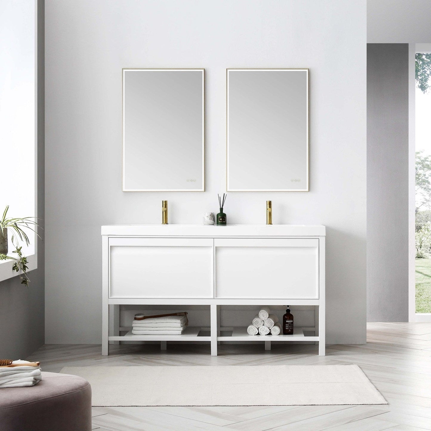 Blossom Vienna 60 Inch Bathroom Vanity - V8021 60 01