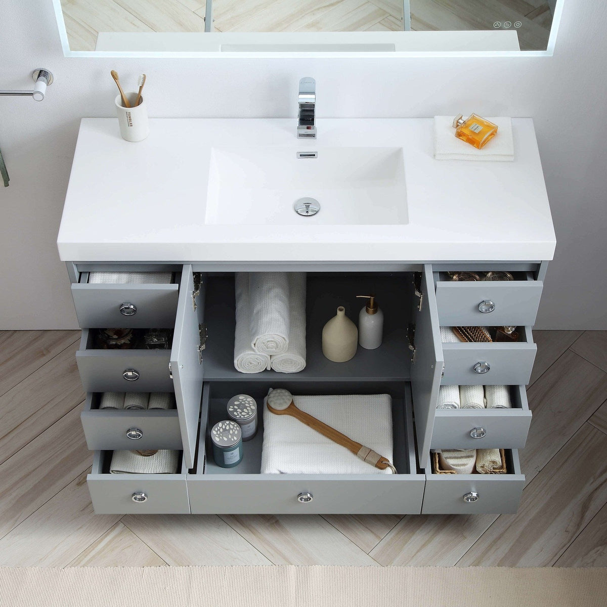 Blossom Lyon 48 Inch Bathroom Vanity – Single Sink - V8023 48 01S