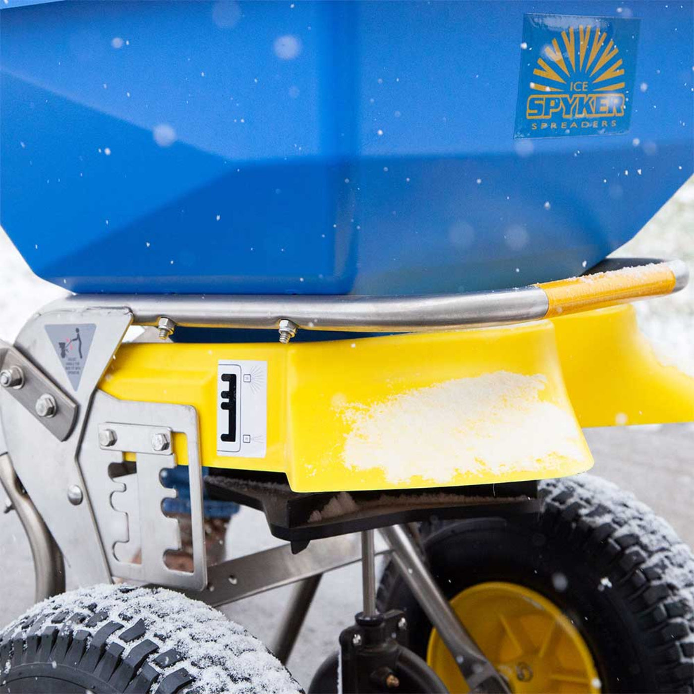 Spyker Commercial Push ICE Spreader 50-Lb. Capacity -  (SPY50L-2S)