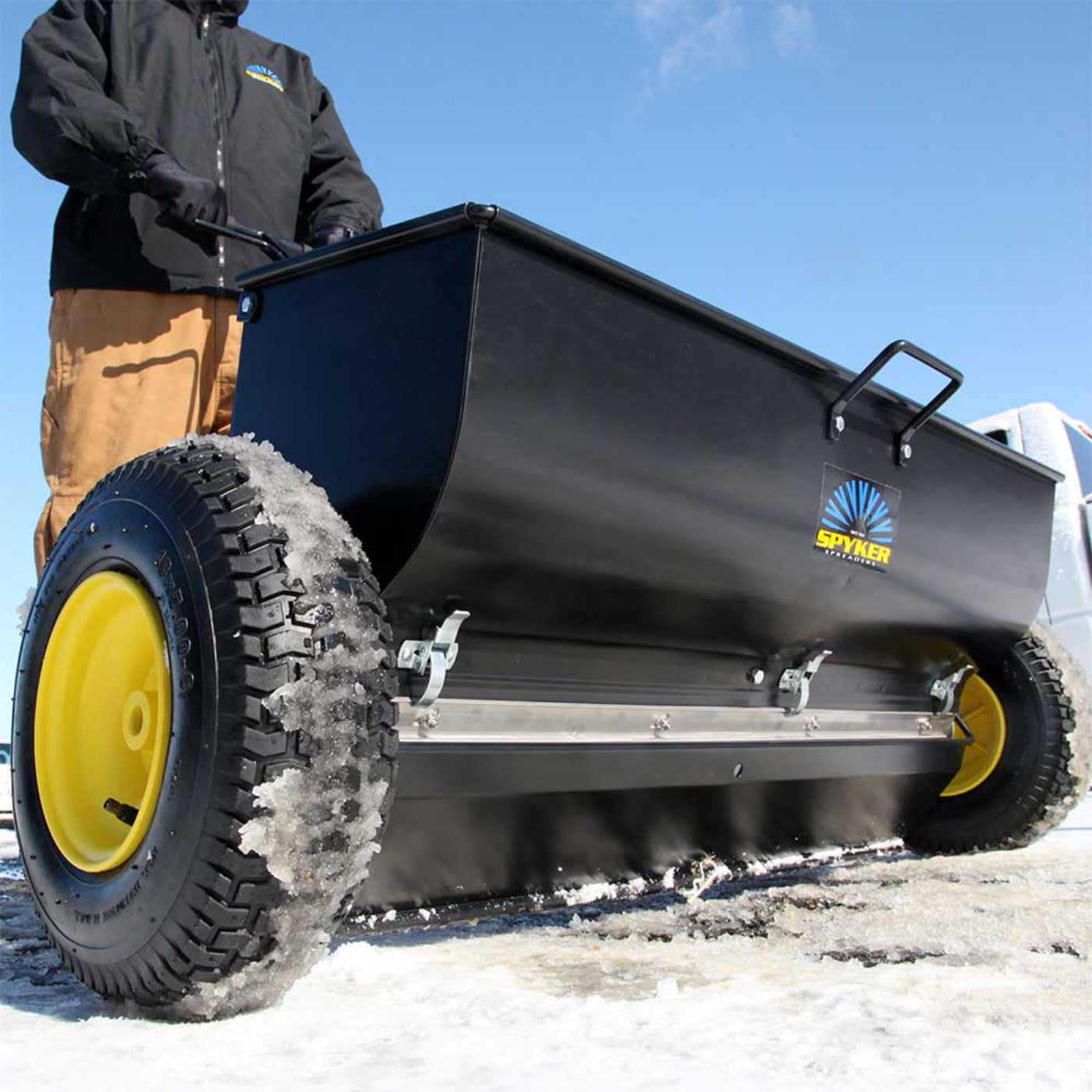 Spyker Commercial Drop Spreader 120 Lb. Capacity  - (P70-12010)