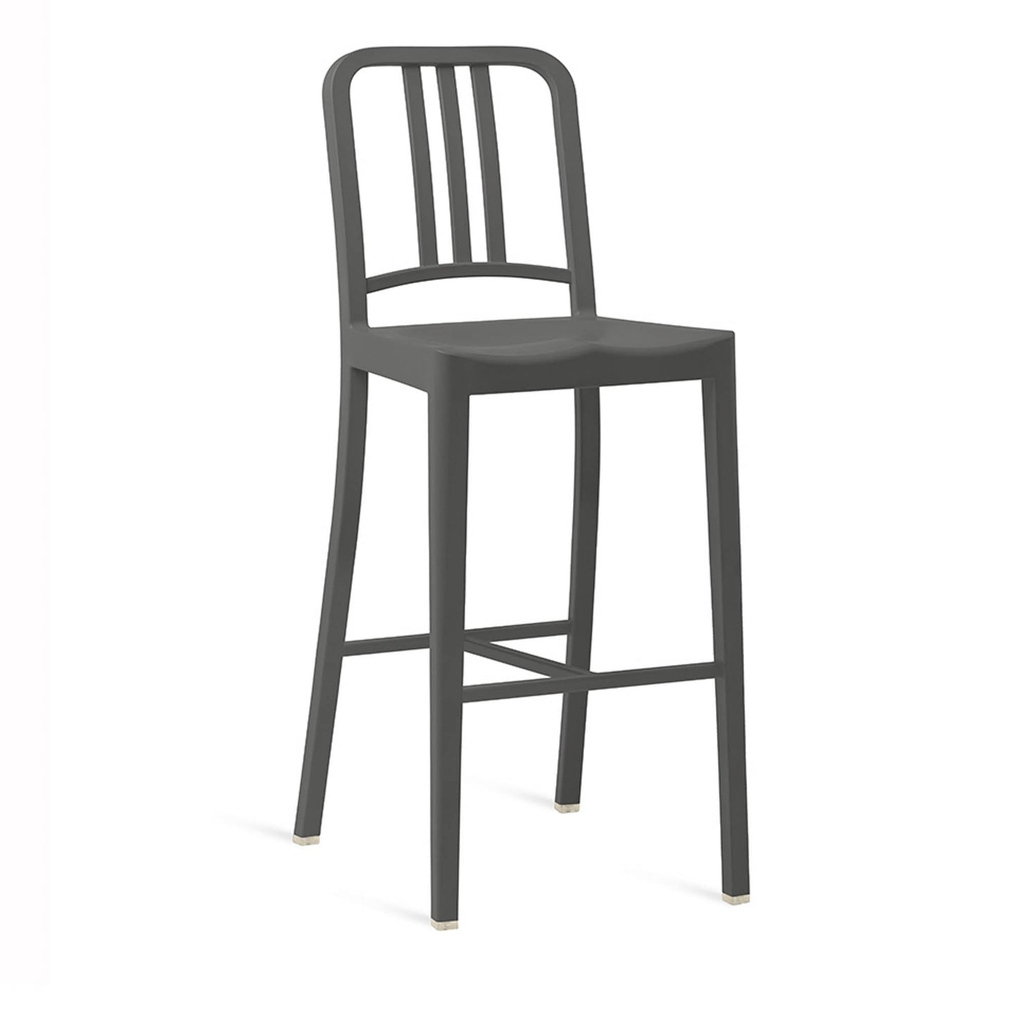 Emeco Open Box - 111 Navy Barstool - Charcoal Grey - OB-111 30 CHARCOAL