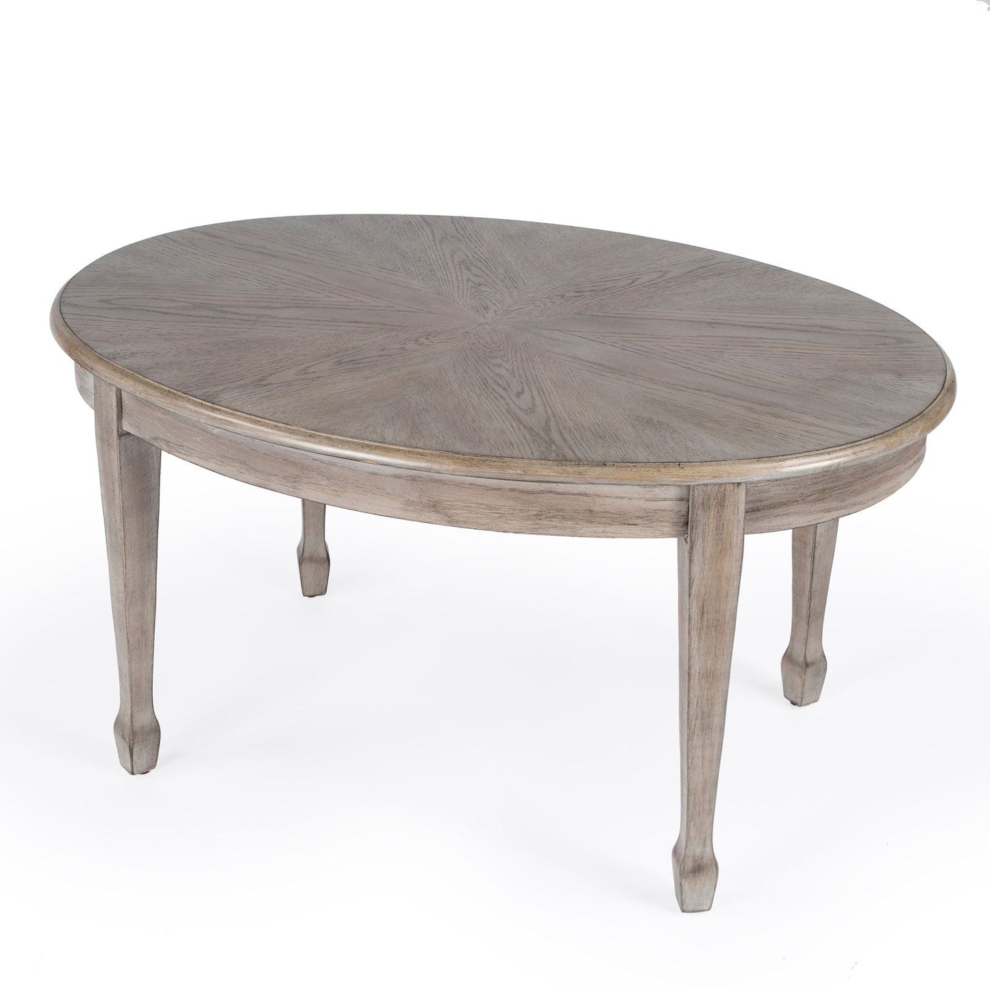Butler Specialty Company Clayton Oval Wood Coffee Table, Natural Wood -  1234247