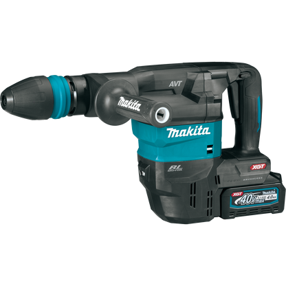 Makita  40V Max XGT Brushless Cordless 15 lb. SDS‑MAX AVT Demolition Hammer Kit, AWS Capable (4.0Ah) - GMH01M1