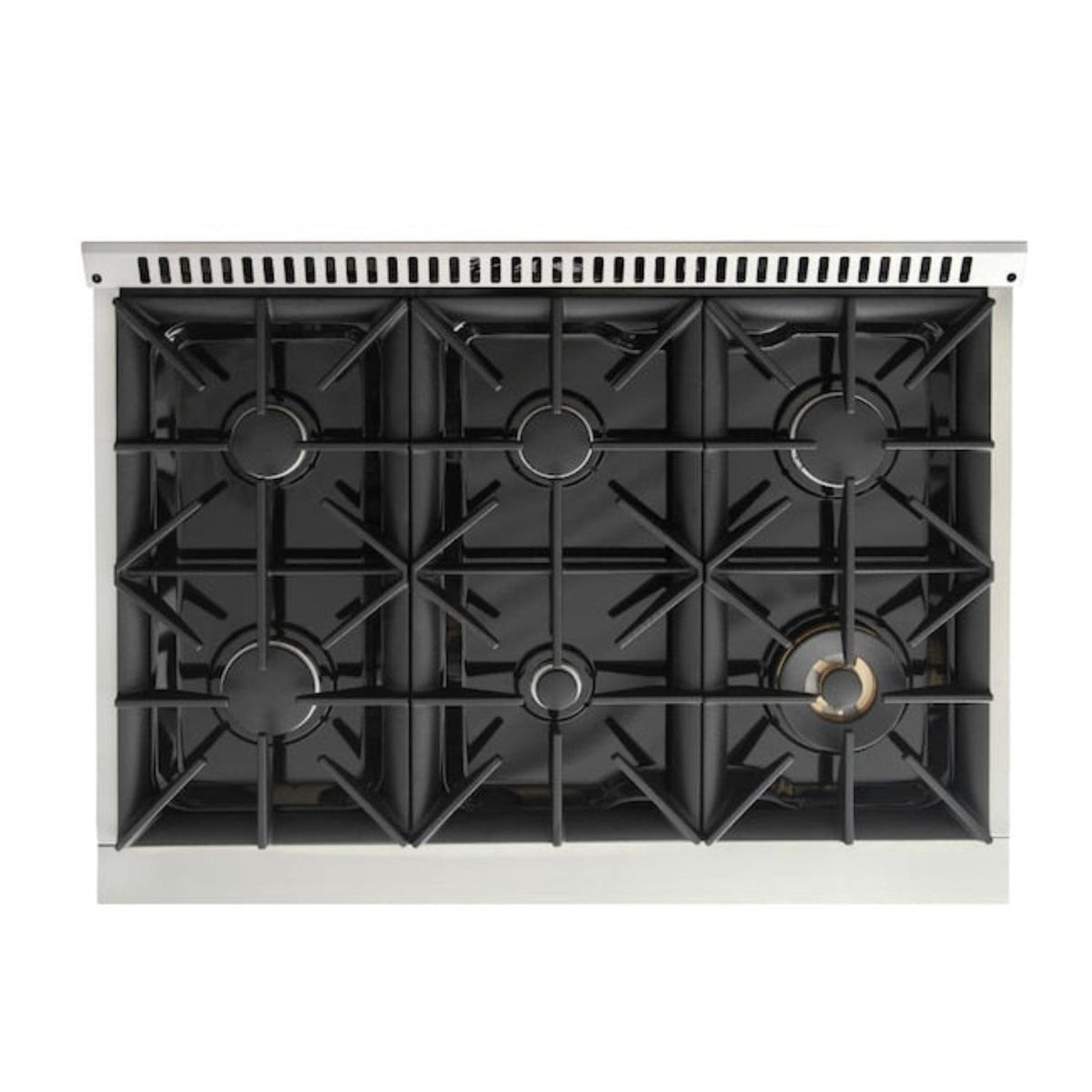 Kucht 36" Pro-Style Propane Gas Dual Fuel Range in White with Rose Gold Accents, KDF362/LP-W-ROSE - KDF362/LP-W-ROSE