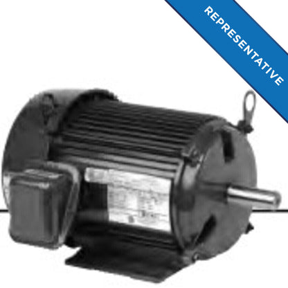 U.S. Motors U7P3D General Purpose Three Phase TEFC, Unimount NEMA Premium Efficient - IE3 Motor - U7P3D