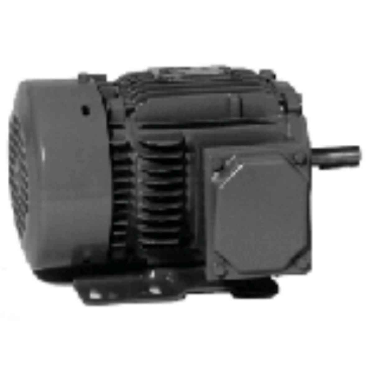 U.S. Motors D40V2B Inverter Vector Duty Three Phase ODP Horizontal - Footed Motor - D40V2B