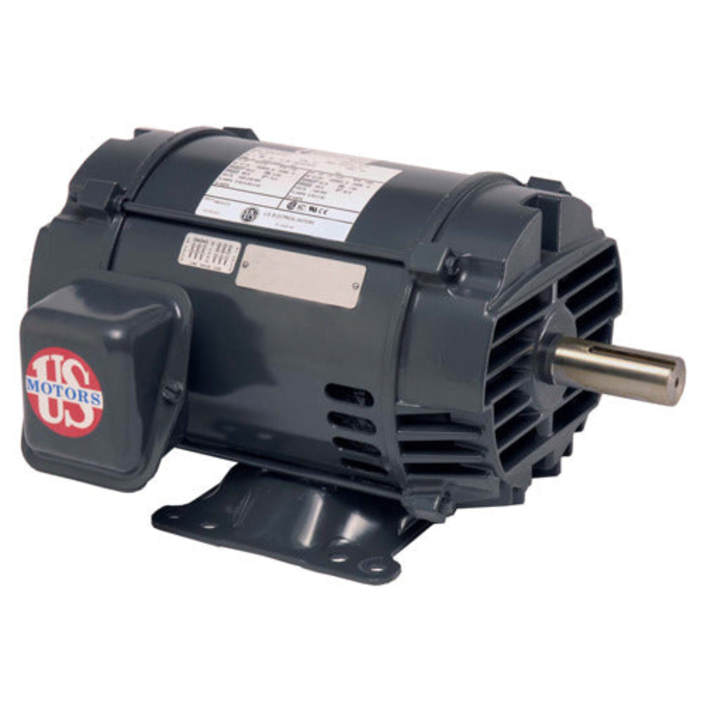 U.S. Motors D40V2B Inverter Vector Duty Three Phase ODP Horizontal - Footed Motor - D40V2B