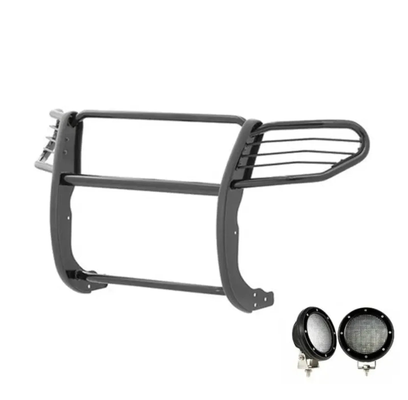 Black Horse 17FJ28MA-PLFB Grille Guard Kit - BLK17FJ28MAFB