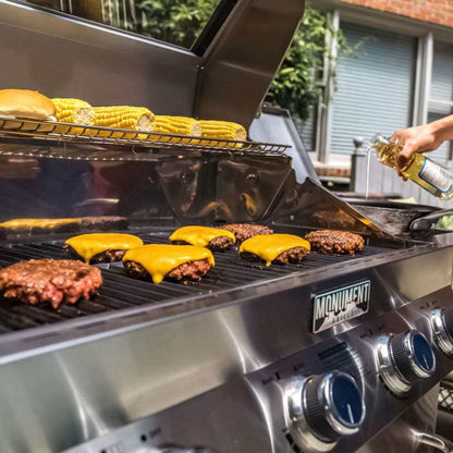 Monument Grills Classic 35633 Series | 4 Burner Propane Gas Grill in Stainless Steel - 35633