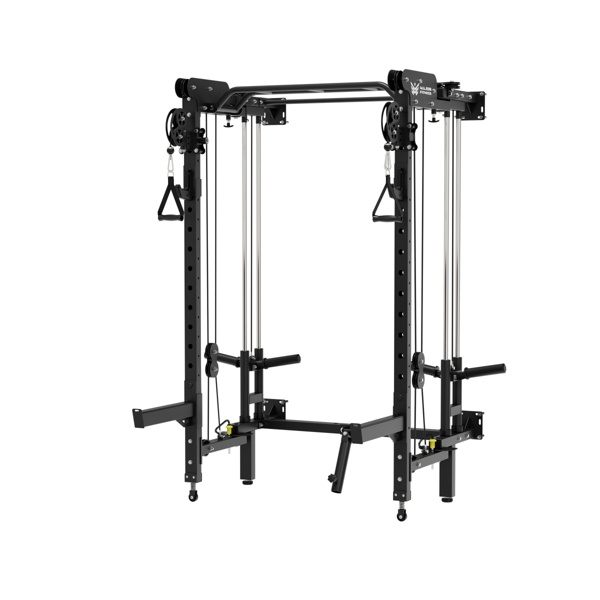 Major Fitness F35 All-In-One Home Gym Wall-Mount Folding Power Rack - F35BL