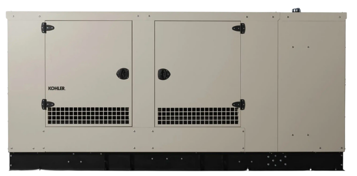 Kohler 80KW 120/240V Single Phase Standby Generator Steel SCAQMD Compliant New - KG80R-QS6