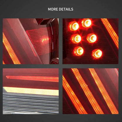 Auxbeam LED Tail Lights Assembly Upgraded Version For 2006-2013 Lexus IS 2th Gen (XE20) - ZC000166