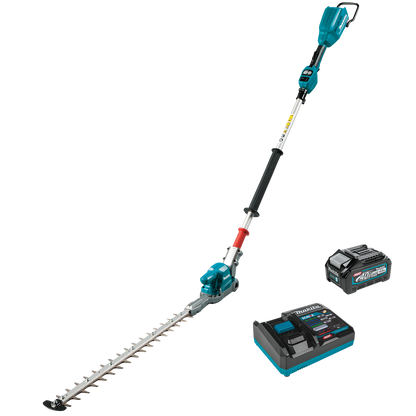 Makita GNU01M1 40V max XGT Brushless Cordless 24" Articulating Pole Hedge Trimmer Kit (4.0Ah) - GNU01M1