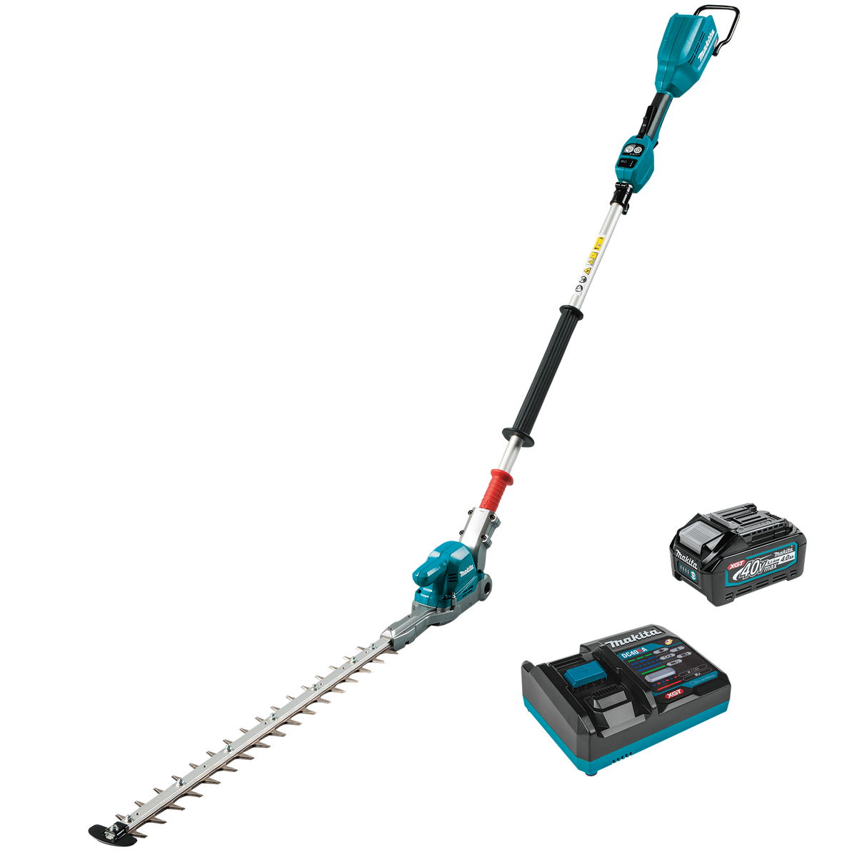 Makita GNU01M1 40V max XGT Brushless Cordless 24" Articulating Pole Hedge Trimmer Kit (4.0Ah) - GNU01M1