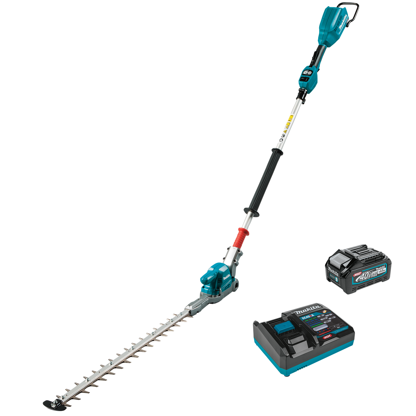 Makita GNU01M1 40V max XGT Brushless Cordless 24" Articulating Pole Hedge Trimmer Kit (4.0Ah) - GNU01M1