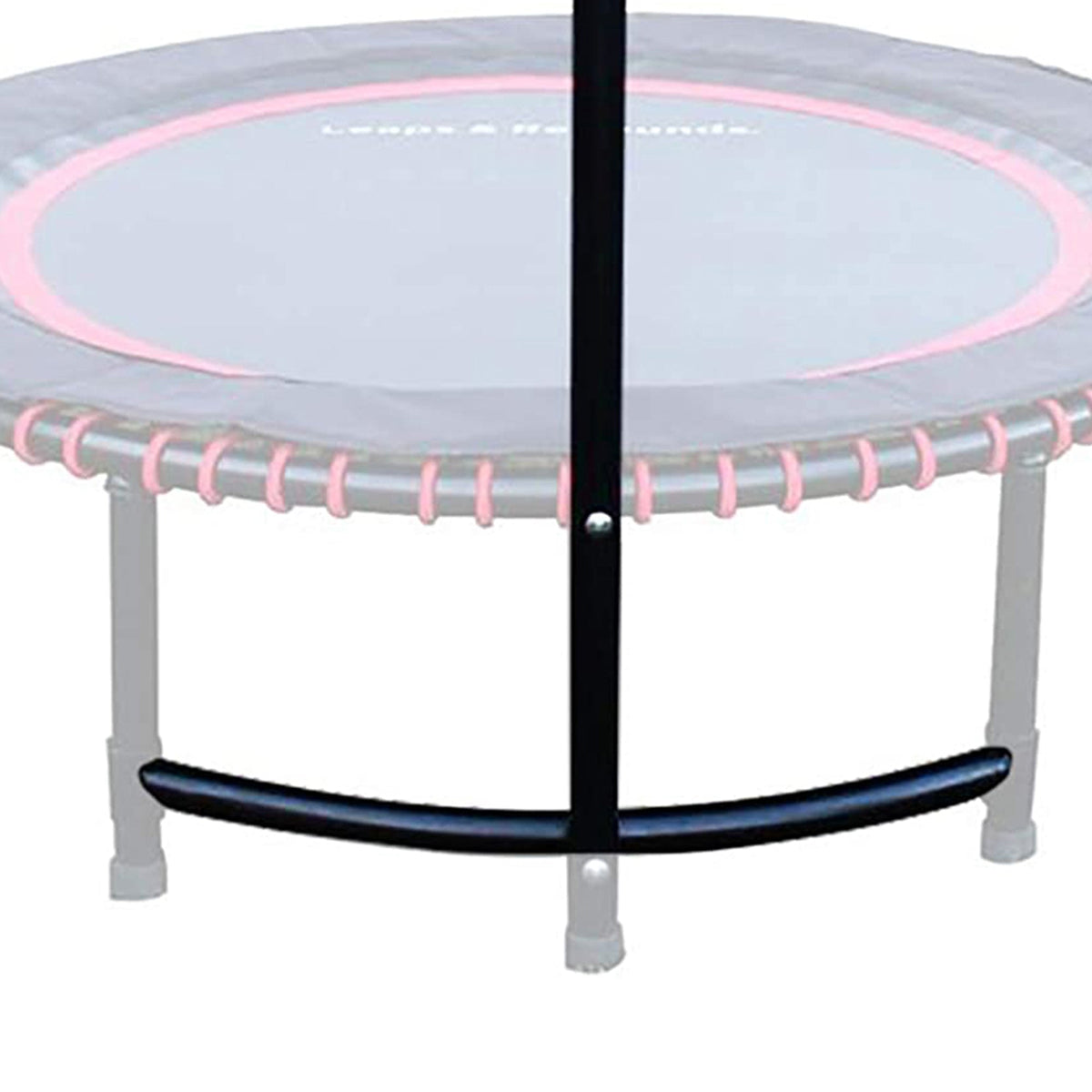 LEAPS & REBOUNDS 48" Adjustable Stability Bar with 48" Fitness Trampoline, Red - 318056