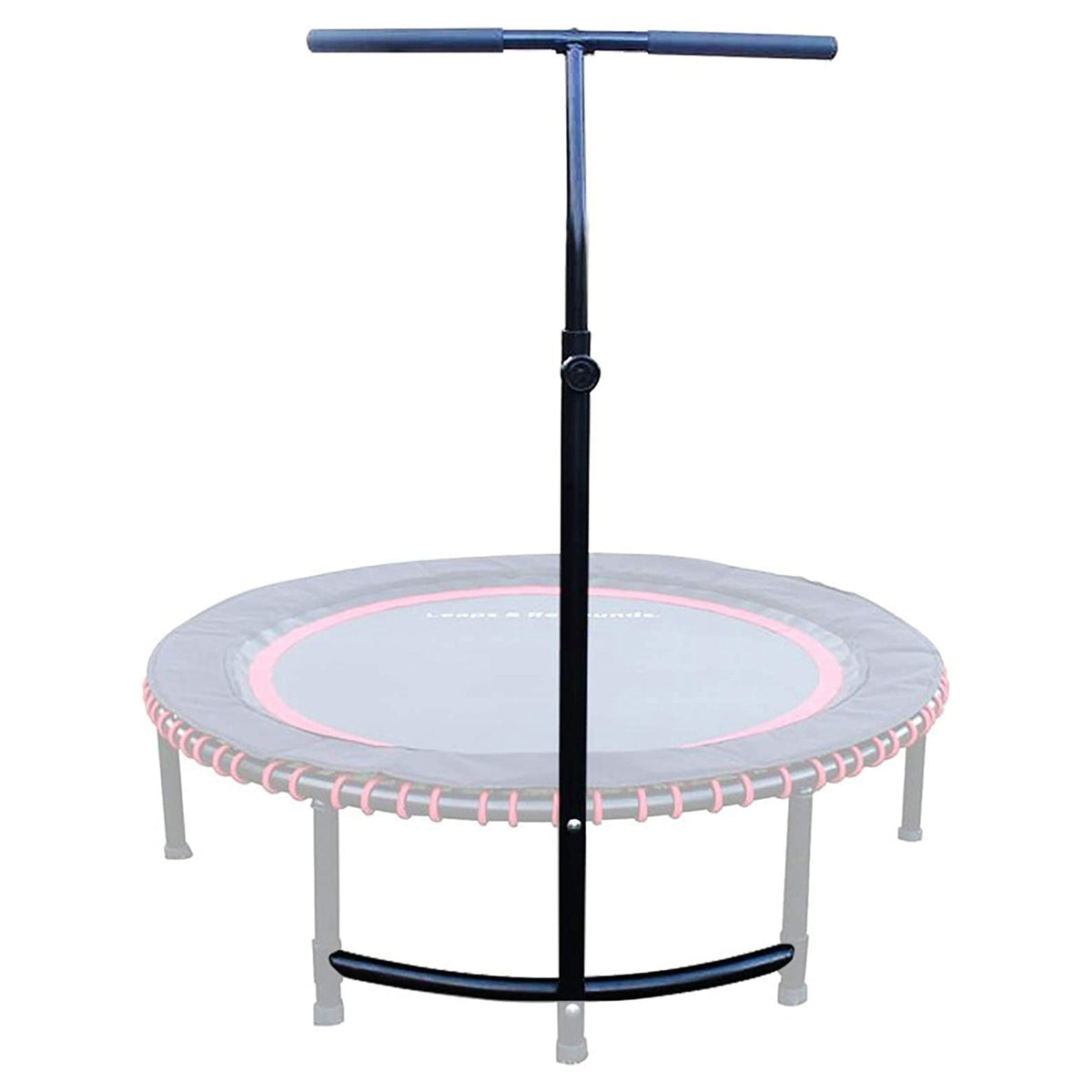 LEAPS & REBOUNDS 48" Adjustable Stability Bar w/ 48" Fitness Trampoline, Orange - 318058