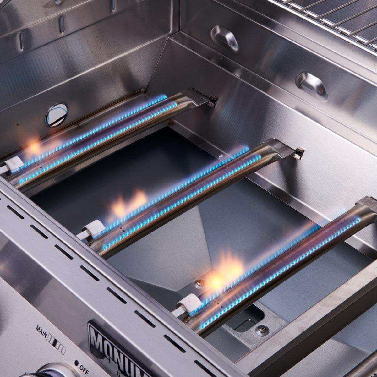 Monument Grills Classic 35633 Series | 4 Burner Propane Gas Grill in Stainless Steel - 35633