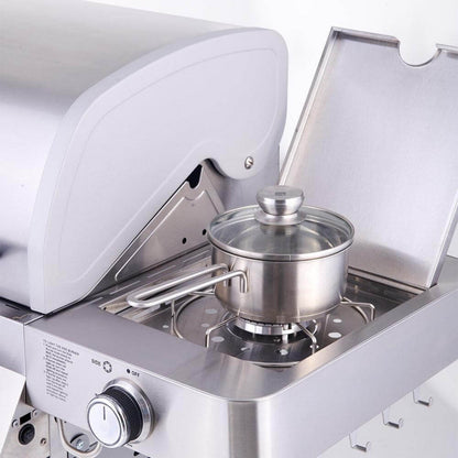 Monument Grills Classic 35633 Series | 4 Burner Propane Gas Grill in Stainless Steel - 35633