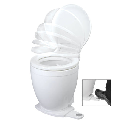 Jabsco Lite Flush Electric 12V Toilet w/Footswitch [58500-0012] - CWR-37220