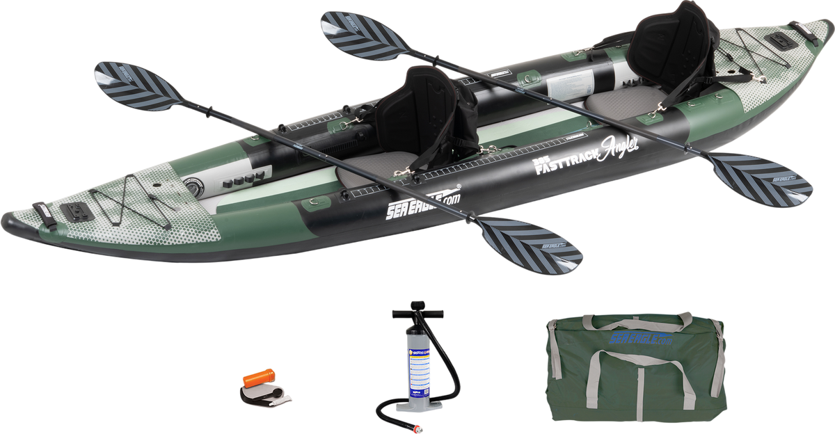 Sea Eagle 385FTAK_P FastTrack Pro Angler Kayak Package New - 385FTAK_P
