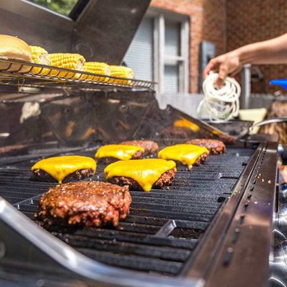 Monument Grills Classic 41847NG Series | 4 Burner Propane Gas Grill in Stainless Steel  (Natural Gas Convertible) - 41847NG