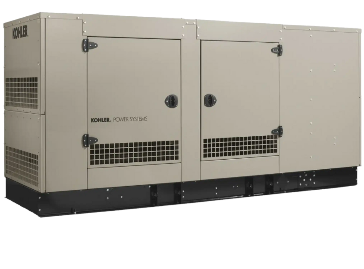 Kohler 150KW 120/208V 3-Phase Standby Generator Aluminum New - 150ERESC-QS10