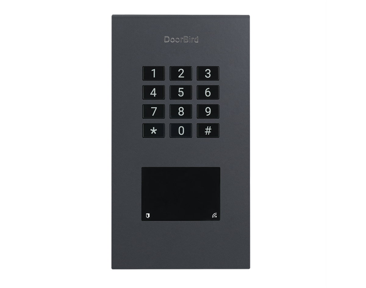 DoorBird A1121 Flush-Mount IP Access Control Device in Anthracite Grey, RAL 7016 - 423872257