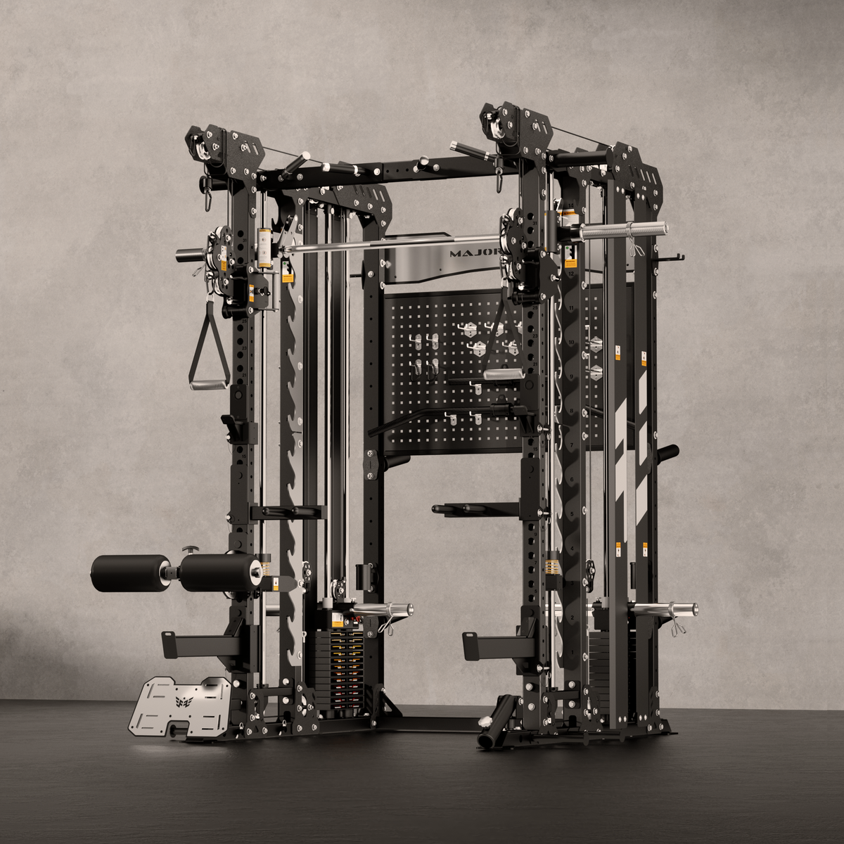 Major Fitness Heritage Series B17 Flying Fortress All-In-One Functional Trainer with Smith Machine - B17BL