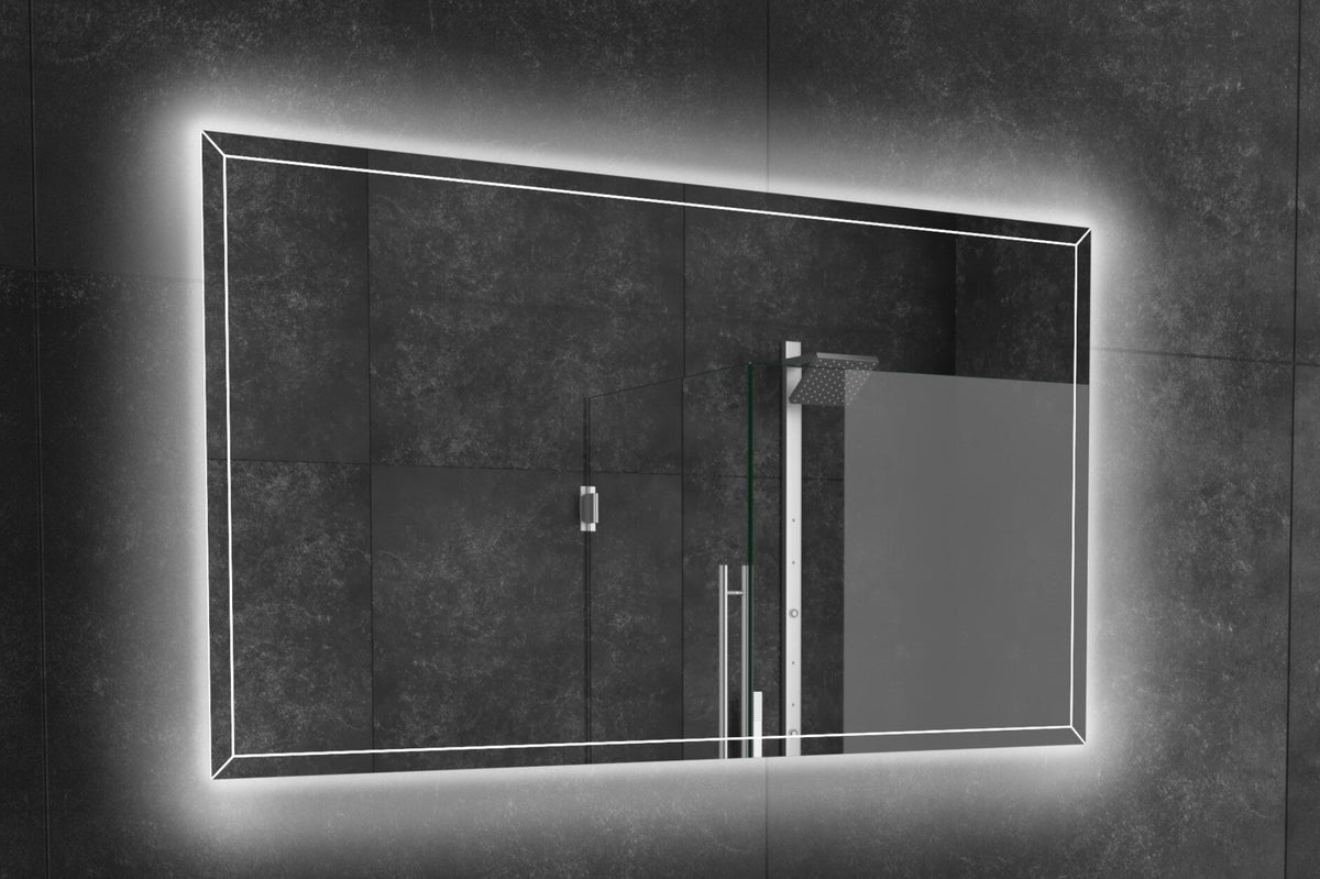 Paris Mirror 48" x 28" Rectangle Athena Dual Lighted Mirror 6000K - ATHEX48286000
