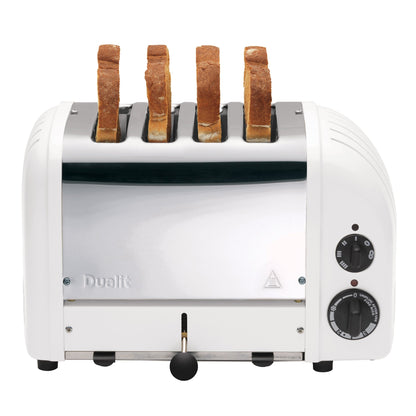 Dualit New Generation Classic 4-Slice Toaster in White - 47153