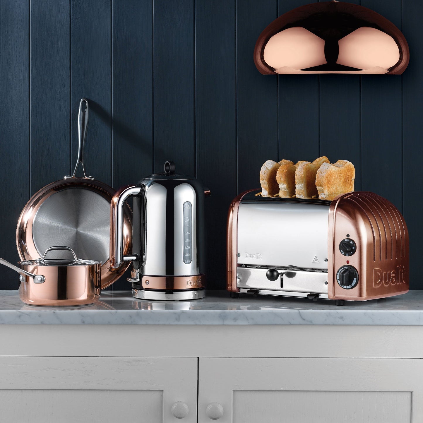Dualit New Generation Classic 4-Slice Toaster in Copper - 47440