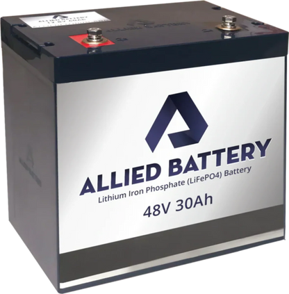 ALLIED LITHIUM BATTERY - 48V 30 AMP GOLF CART (INDIVIDUAL) - AB-INDV-48V-30AH