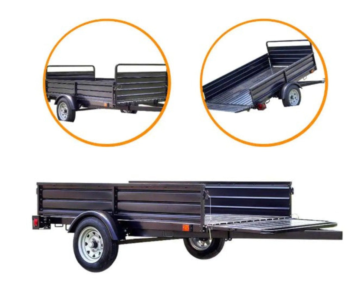 DK2 MMT5X7 1639 lb. Capacity 4.5 ft. x 7.5 ft. Extendable 12 ft Bed Trailer Kit New - MMT5X7