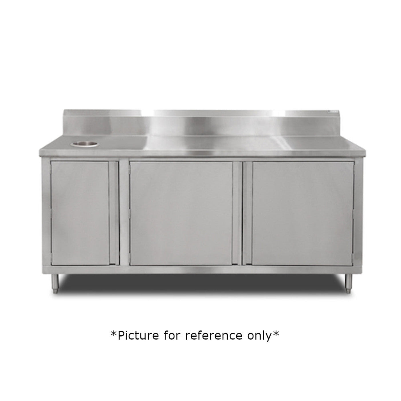 John Boos 4BU4R5-3672-R Work Table with Cabinet Base - JB4BU4R53672R