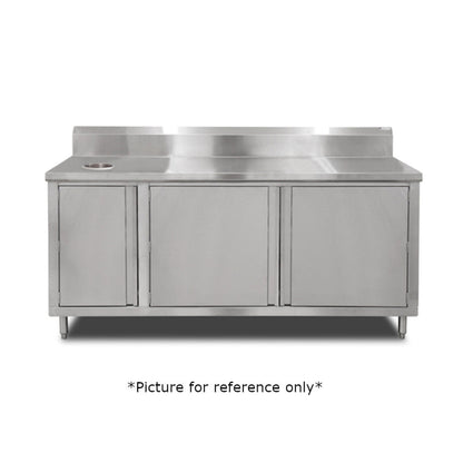 John Boos 4BU4R5-3660-R Work Table with Cabinet Base - JB4BU4R53660R