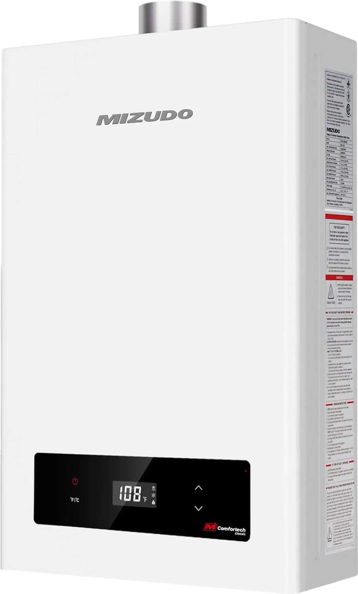 Mizudo CS120 Tankless Water Heater Natural Gas 5.1 GPM 120,000 BTU New - FDG-CS120BW-NG