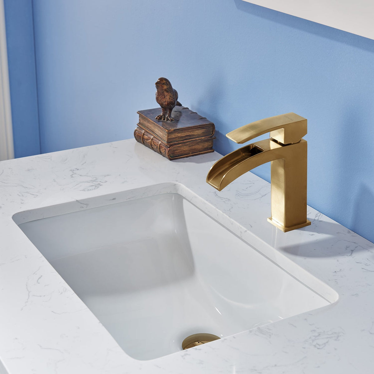 Altair Designs 36" single vanity with top - 533036-RB-AW-NM