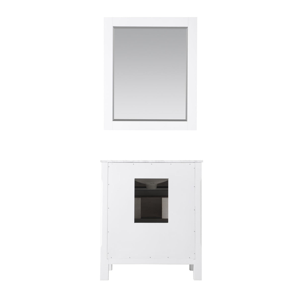 Altair Designs 30" single vanity with top - 535030-WH-CA