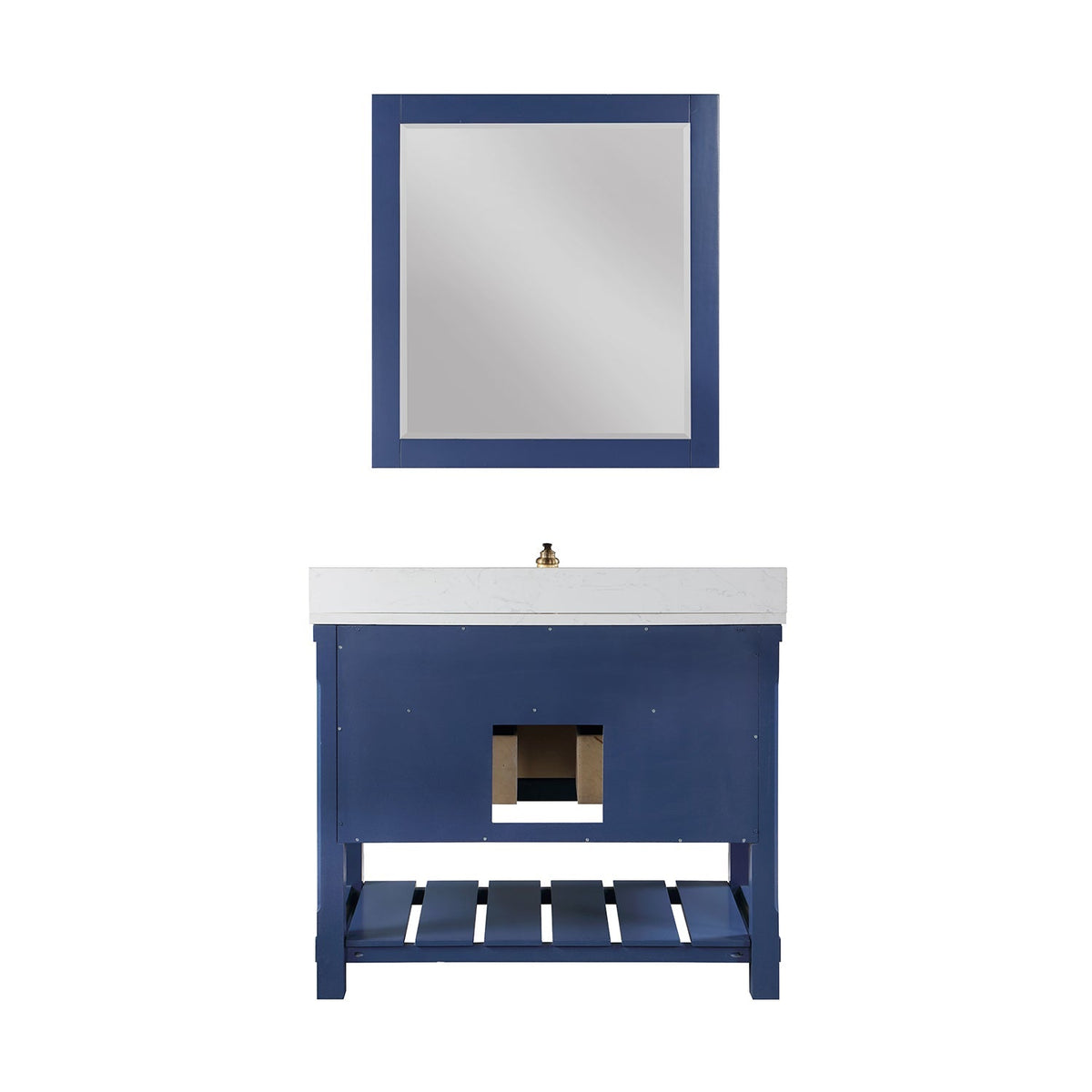 Altair Designs 42" single vanity with top - 537042-JB-AW-NM