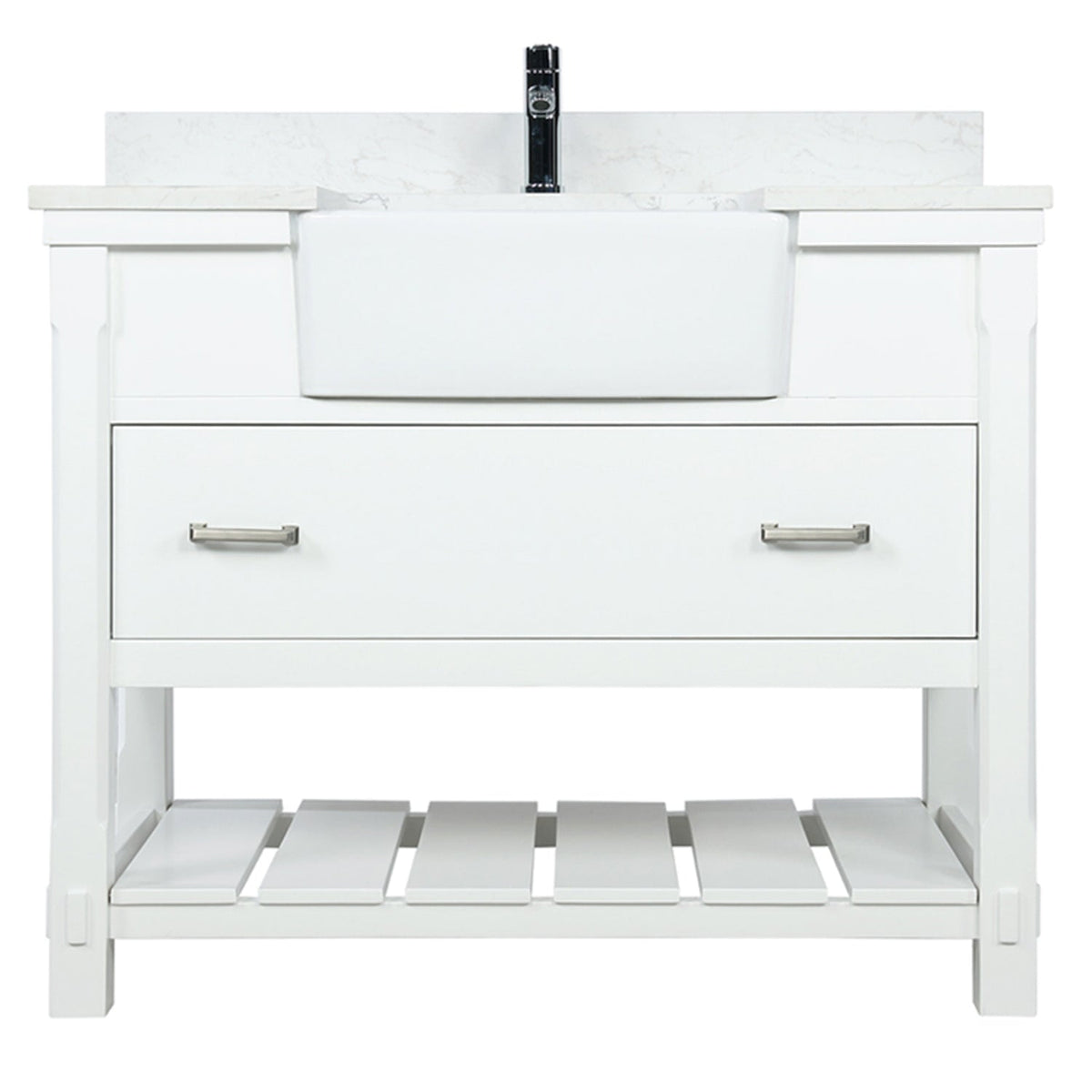Altair Designs 42" single vanity with top - 537042-JB-AW-NM
