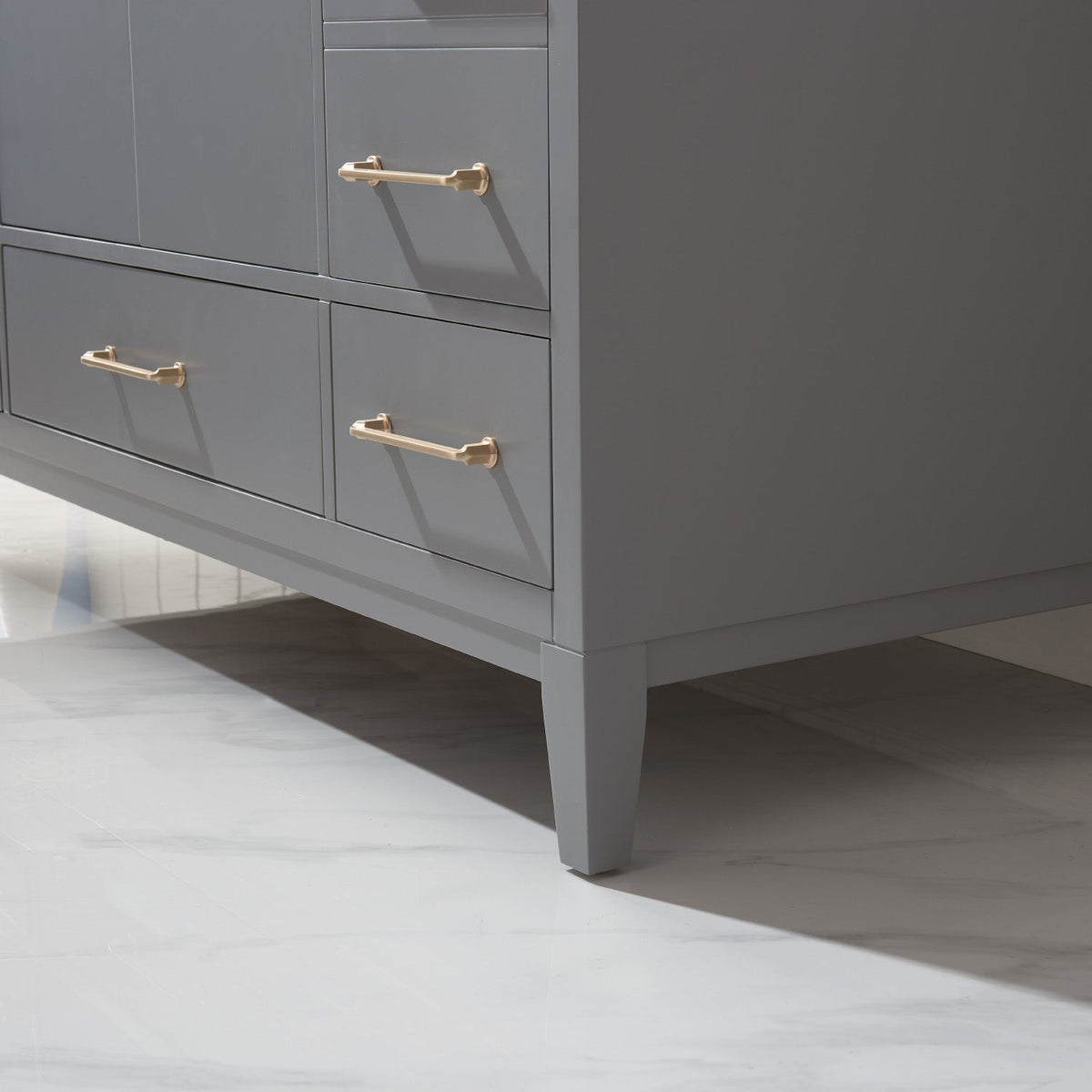 Altair Designs 48" single vanity with top - 541048-WH-CA-NM