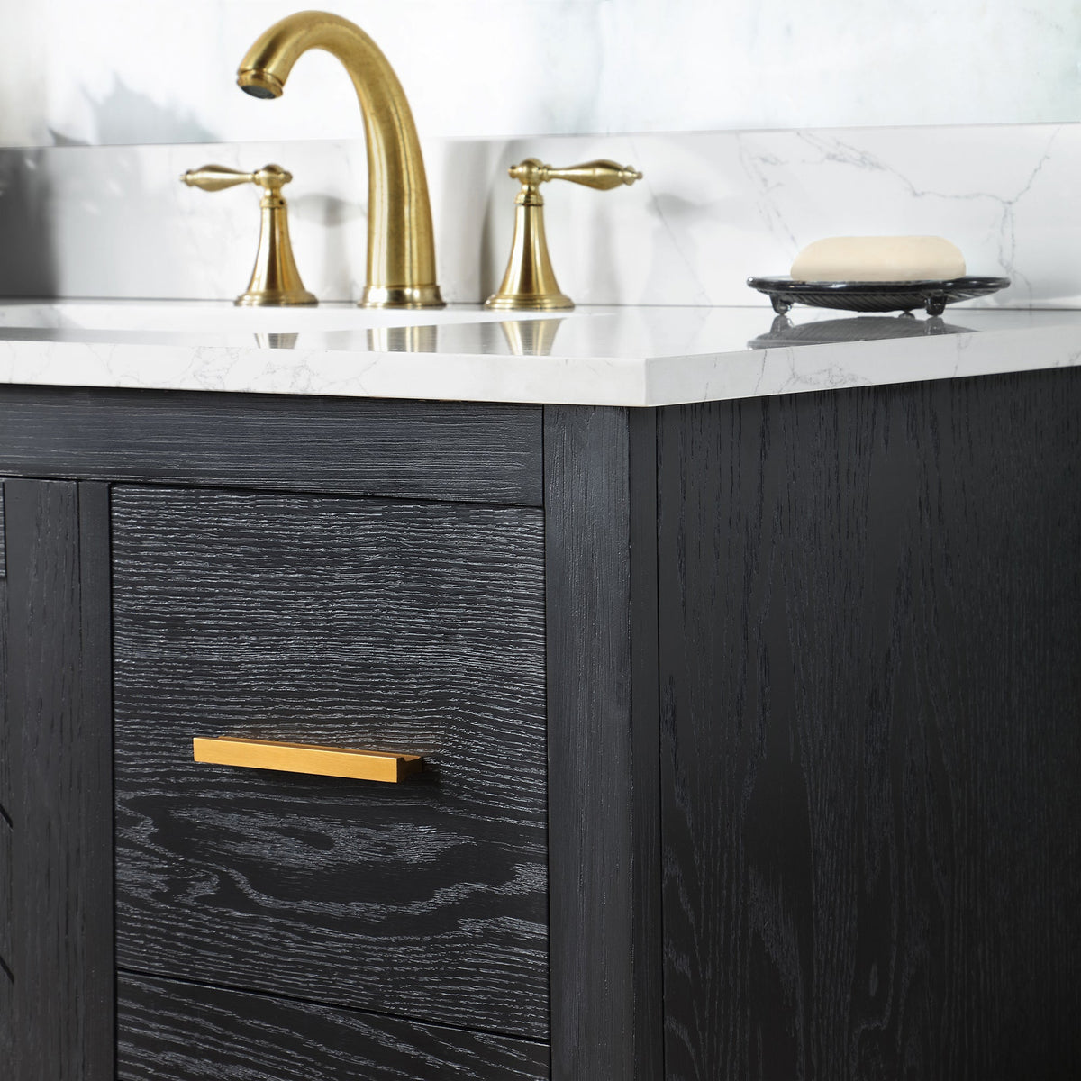 Altair Designs Gazsi 42" single vanity with top - 543042-BO-GW-NM