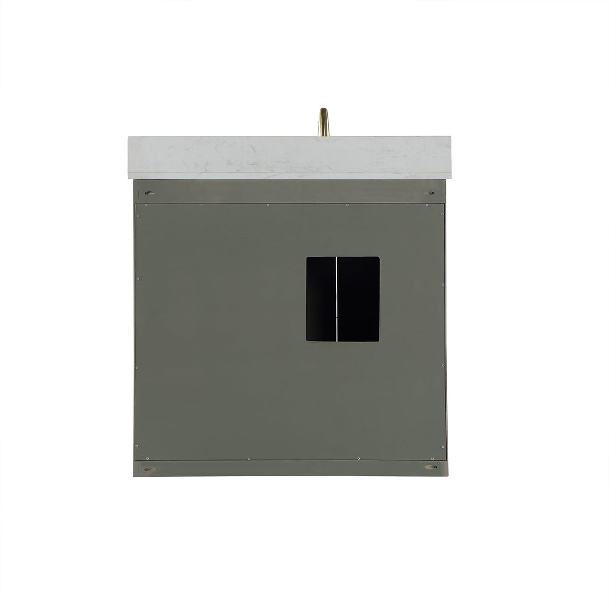 Altair Designs Monna 36" single vanity with top - 544036-WH-CG-NM