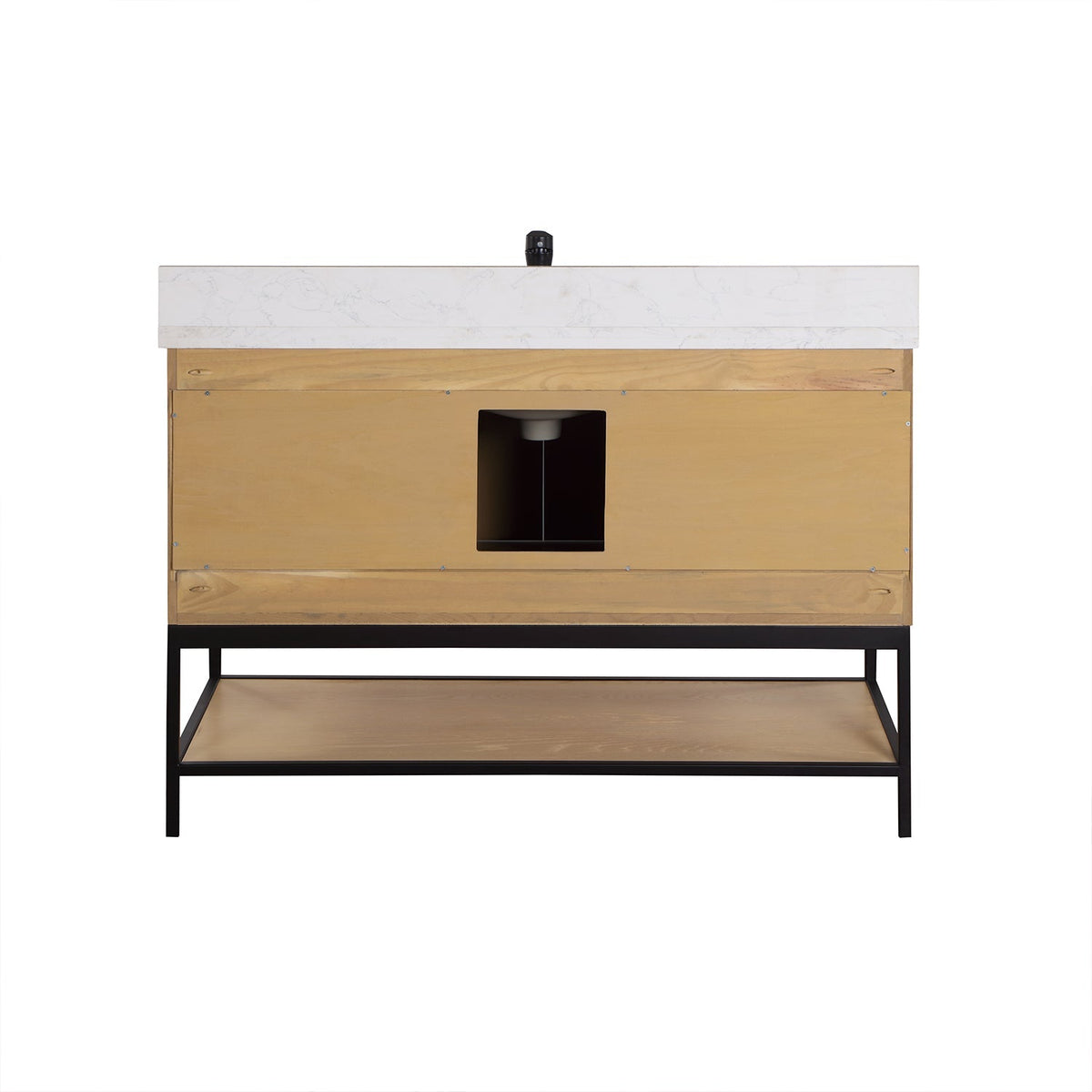 Altair Designs 48" single vanity with top - 546048-WO-GW-NM